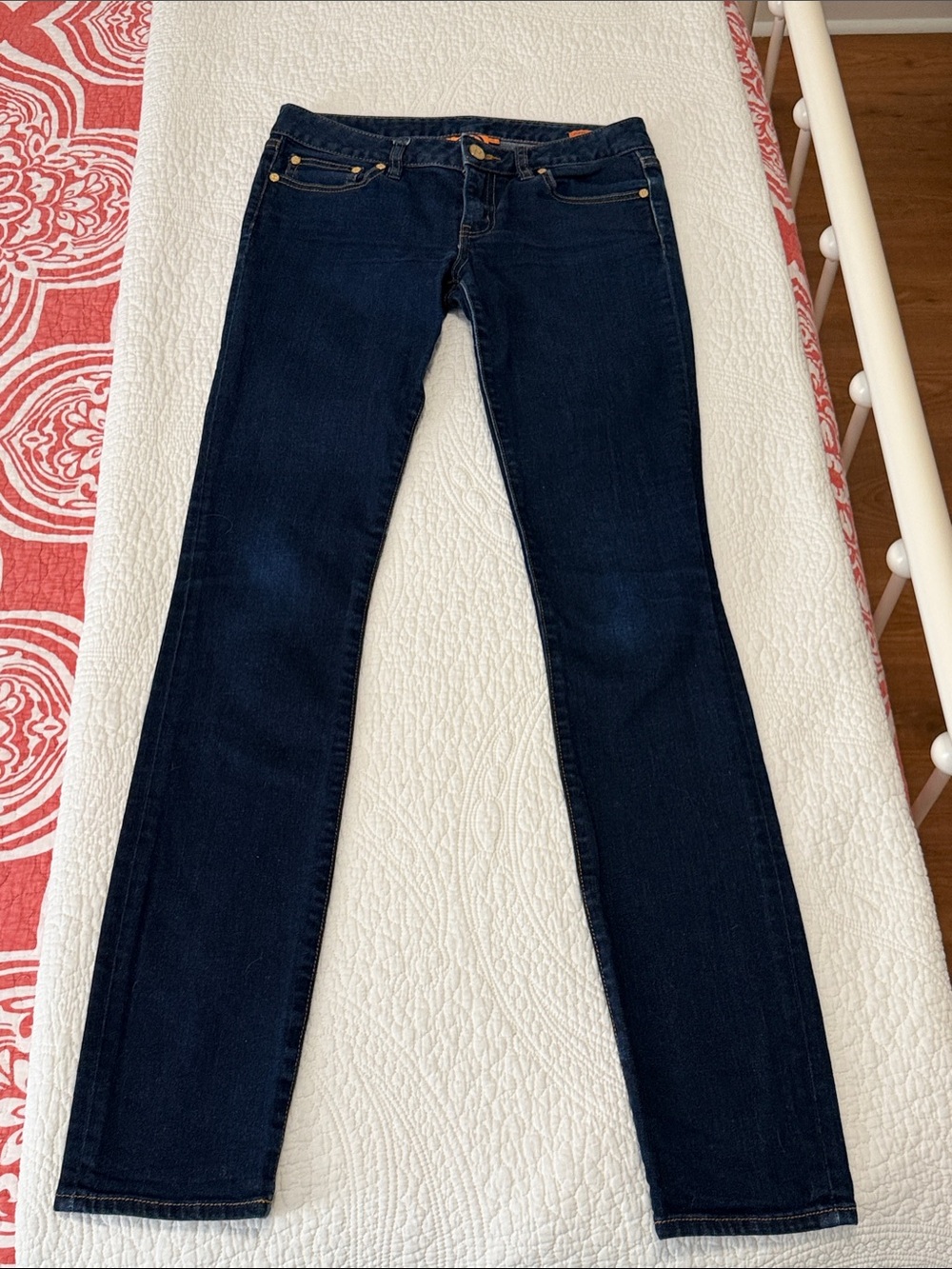 Tory Burch Super Skinny Jeans - Size 27 - Dark Indigo Wash